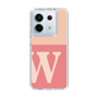 Slim Protection Case［ Original - initial two tone - W pink ］
