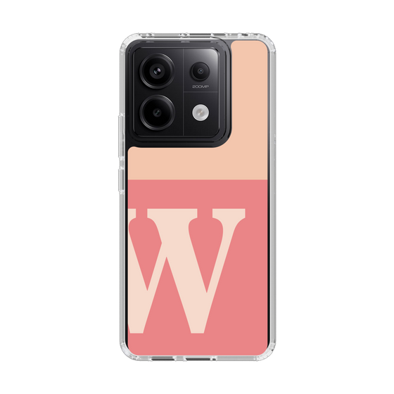 Slim Protection Case［ Original - initial two tone - W pink ］