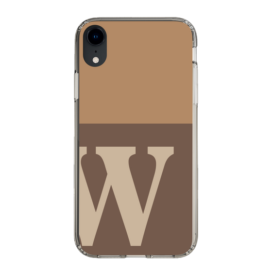 Slim Protection Case［ Original - initial two tone - W brown ］