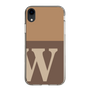 Slim Protection Case［ Original - initial two tone - W brown ］