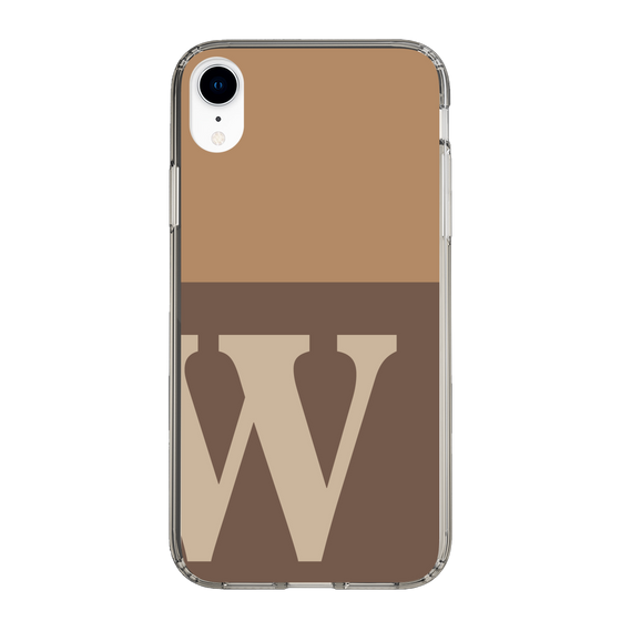 Slim Protection Case［ Original - initial two tone - W brown ］