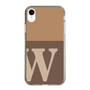 Slim Protection Case［ Original - initial two tone - W brown ］