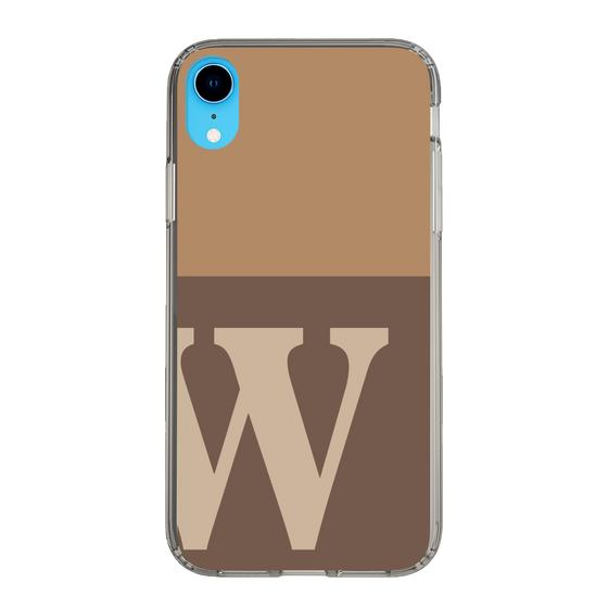 Slim Protection Case［ Original - initial two tone - W brown ］