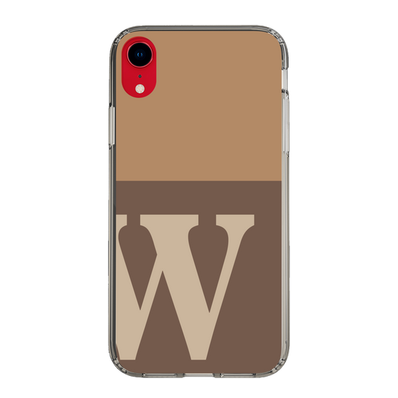 Slim Protection Case［ Original - initial two tone - W brown ］