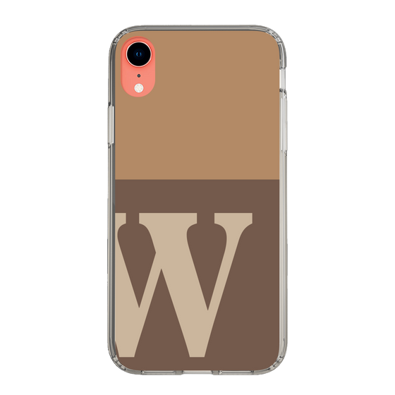 Slim Protection Case［ Original - initial two tone - W brown ］