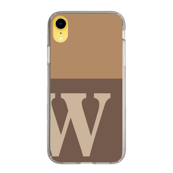 Slim Protection Case［ Original - initial two tone - W brown ］