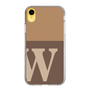Slim Protection Case［ Original - initial two tone - W brown ］