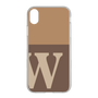 Slim Protection Case［ Original - initial two tone - W brown ］