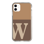 Slim Protection Case［ Original - initial two tone - W brown ］