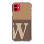 Slim Protection Case［ Original - initial two tone - W brown ］