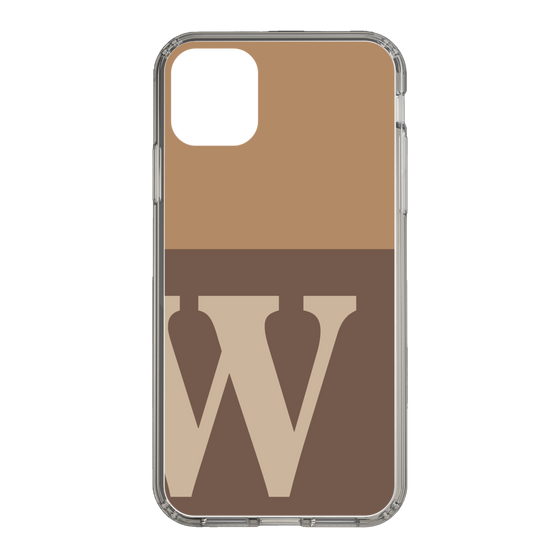 Slim Protection Case［ Original - initial two tone - W brown ］
