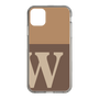 Slim Protection Case［ Original - initial two tone - W brown ］