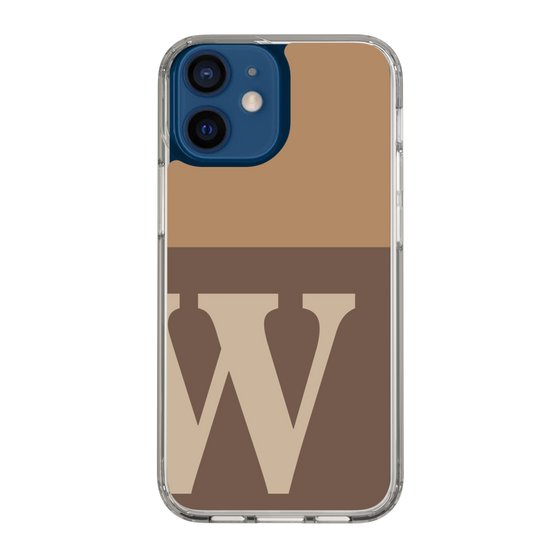 Slim Protection Case［ Original - initial two tone - W brown ］