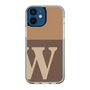 Slim Protection Case［ Original - initial two tone - W brown ］