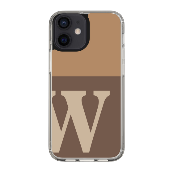 Slim Protection Case［ Original - initial two tone - W brown ］