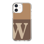 Slim Protection Case［ Original - initial two tone - W brown ］