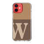 Slim Protection Case［ Original - initial two tone - W brown ］