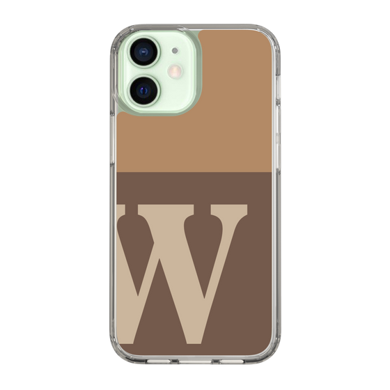 Slim Protection Case［ Original - initial two tone - W brown ］