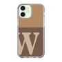 Slim Protection Case［ Original - initial two tone - W brown ］