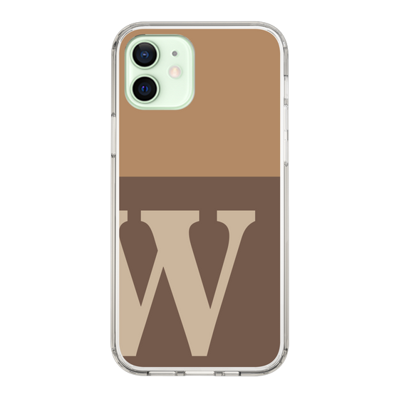 Slim Protection Case［ Original - initial two tone - W brown ］