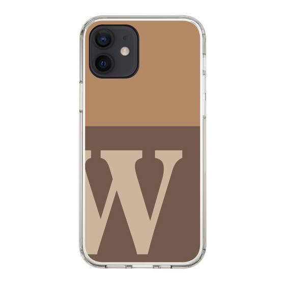 Slim Protection Case［ Original - initial two tone - W brown ］