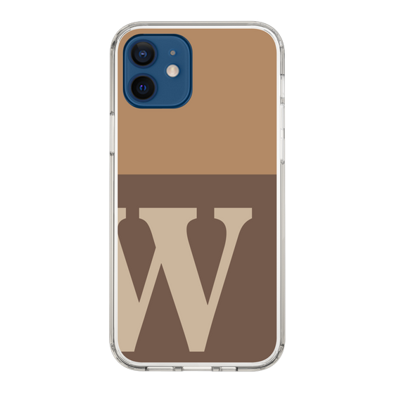 Slim Protection Case［ Original - initial two tone - W brown ］