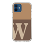 Slim Protection Case［ Original - initial two tone - W brown ］