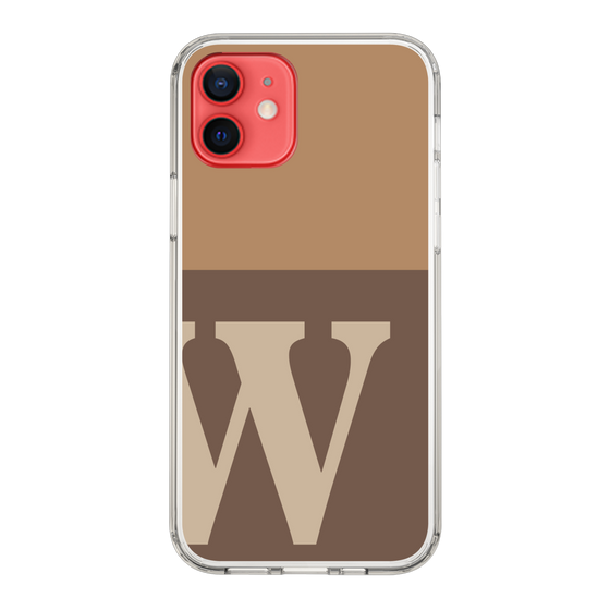 Slim Protection Case［ Original - initial two tone - W brown ］