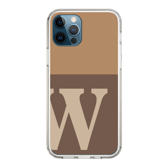 Slim Protection Case［ Original - initial two tone - W brown ］