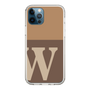 Slim Protection Case［ Original - initial two tone - W brown ］