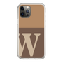 Slim Protection Case［ Original - initial two tone - W brown ］