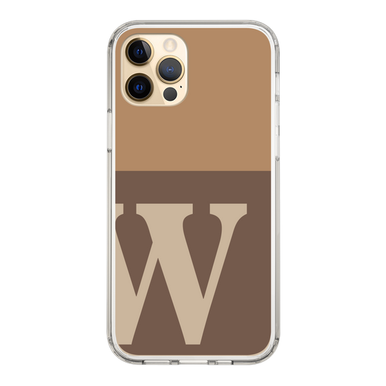 Slim Protection Case［ Original - initial two tone - W brown ］