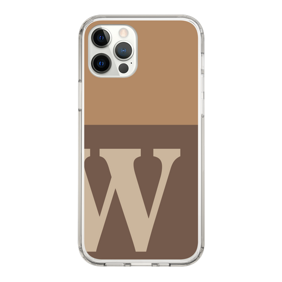 Slim Protection Case［ Original - initial two tone - W brown ］