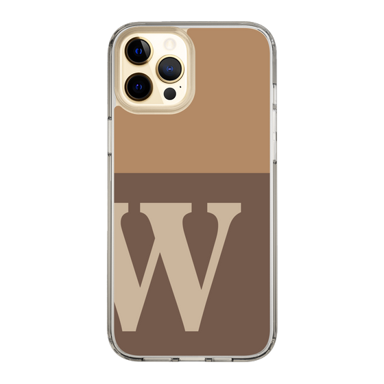 Slim Protection Case［ Original - initial two tone - W brown ］
