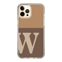 Slim Protection Case［ Original - initial two tone - W brown ］