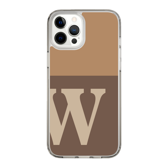 Slim Protection Case［ Original - initial two tone - W brown ］