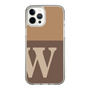 Slim Protection Case［ Original - initial two tone - W brown ］