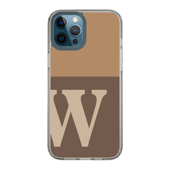 Slim Protection Case［ Original - initial two tone - W brown ］
