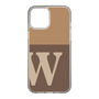 Slim Protection Case［ Original - initial two tone - W brown ］
