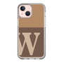 Slim Protection Case［ Original - initial two tone - W brown ］