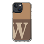 Slim Protection Case［ Original - initial two tone - W brown ］
