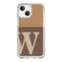 Slim Protection Case［ Original - initial two tone - W brown ］