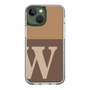 Slim Protection Case［ Original - initial two tone - W brown ］