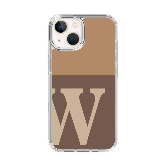 Slim Protection Case［ Original - initial two tone - W brown ］