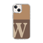 Slim Protection Case［ Original - initial two tone - W brown ］