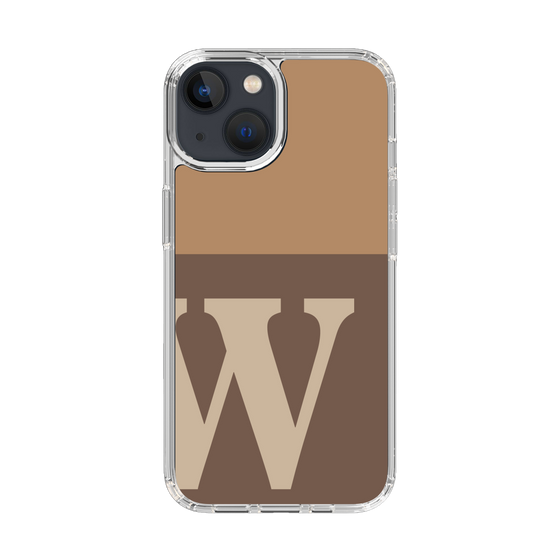 Slim Protection Case［ Original - initial two tone - W brown ］