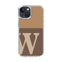 Slim Protection Case［ Original - initial two tone - W brown ］
