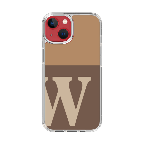 Slim Protection Case［ Original - initial two tone - W brown ］