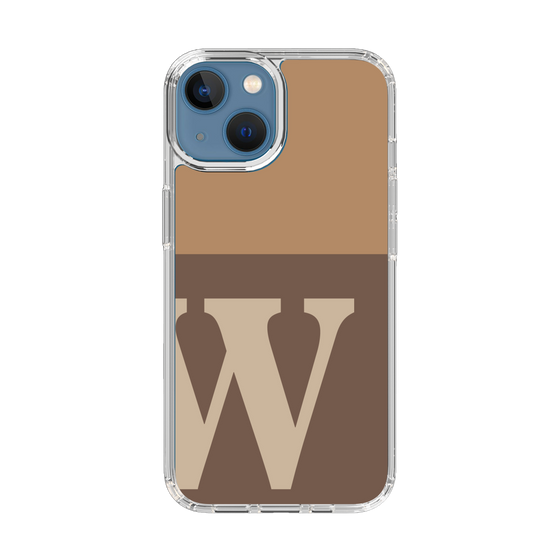 Slim Protection Case［ Original - initial two tone - W brown ］