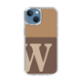 Slim Protection Case［ Original - initial two tone - W brown ］
